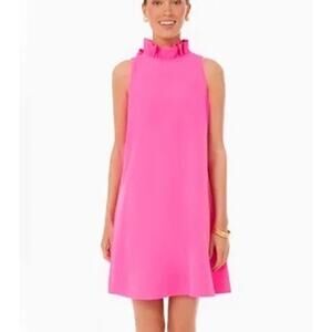 Tuckernuck Hot Pink Blythe Dress. Size Large NWT spring/summer sleeveless  $198
